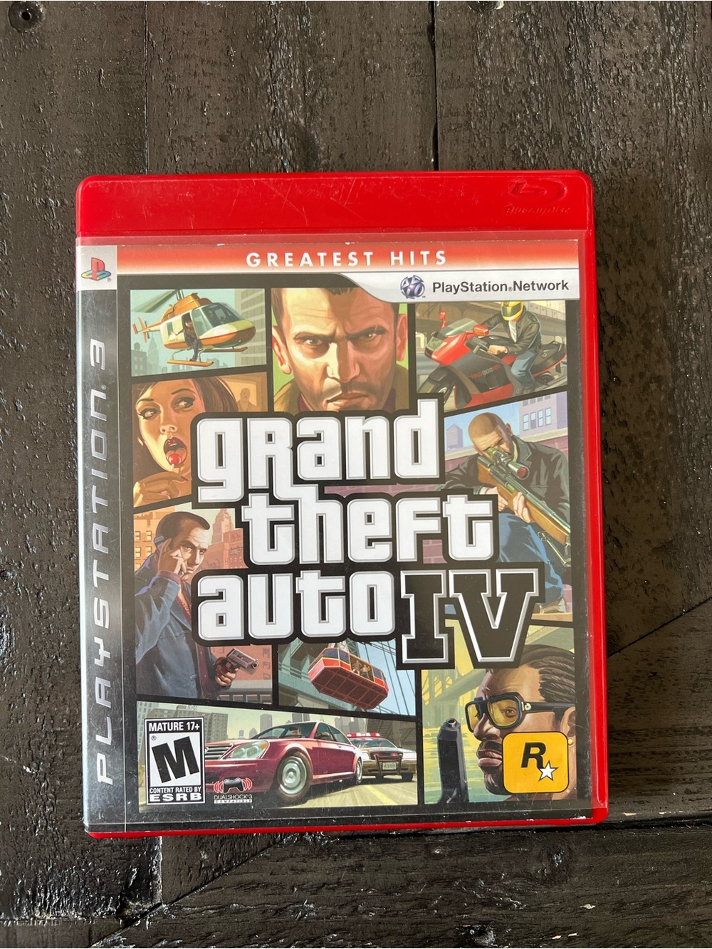 PlayStation 3 Grand Theft Auto IV Greatest Hits - Red Case
